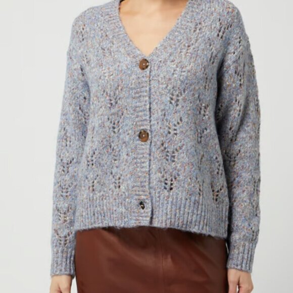 Soaked In Luxury Anabelle Open Knit Cardigan- Size XS - Picture 2 of 14